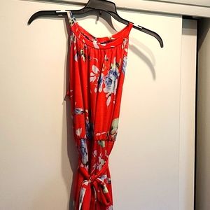 Pink maternity dress